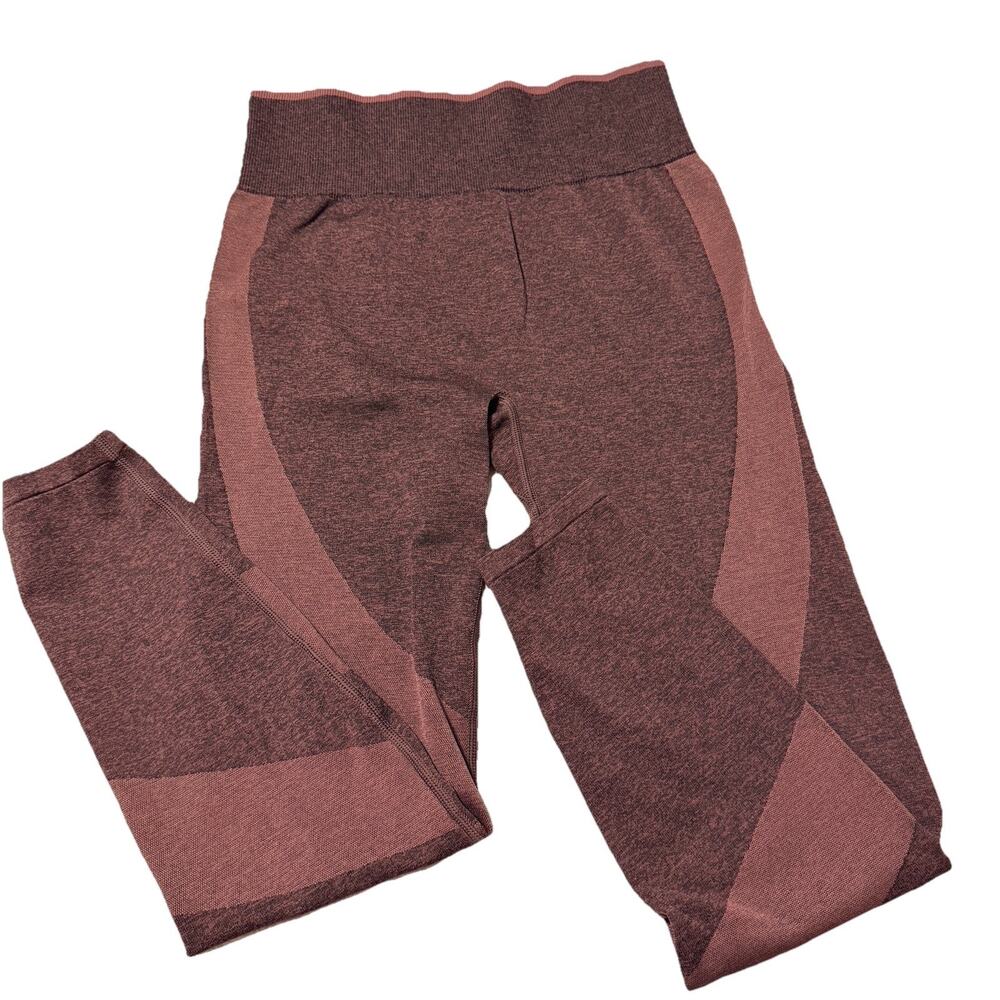 PINK Victoria’s Secret M Seamless High Waist Leggings Size Medium Pink Brown